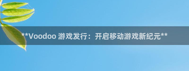 门徒娱乐的创始人背景：**Voodoo 游戏发行：开启移动游戏新纪元**