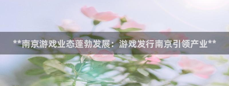 门徒娱乐注册登录地址在哪：**南京游戏业态蓬勃发展：游戏发行南京引领产业**